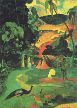 Paul Gauguin Landscape with Peacocks Germany oil painting art